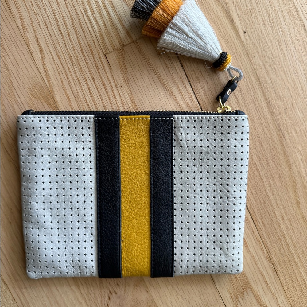 Kempton & Co Perforated Pouch with Tassel